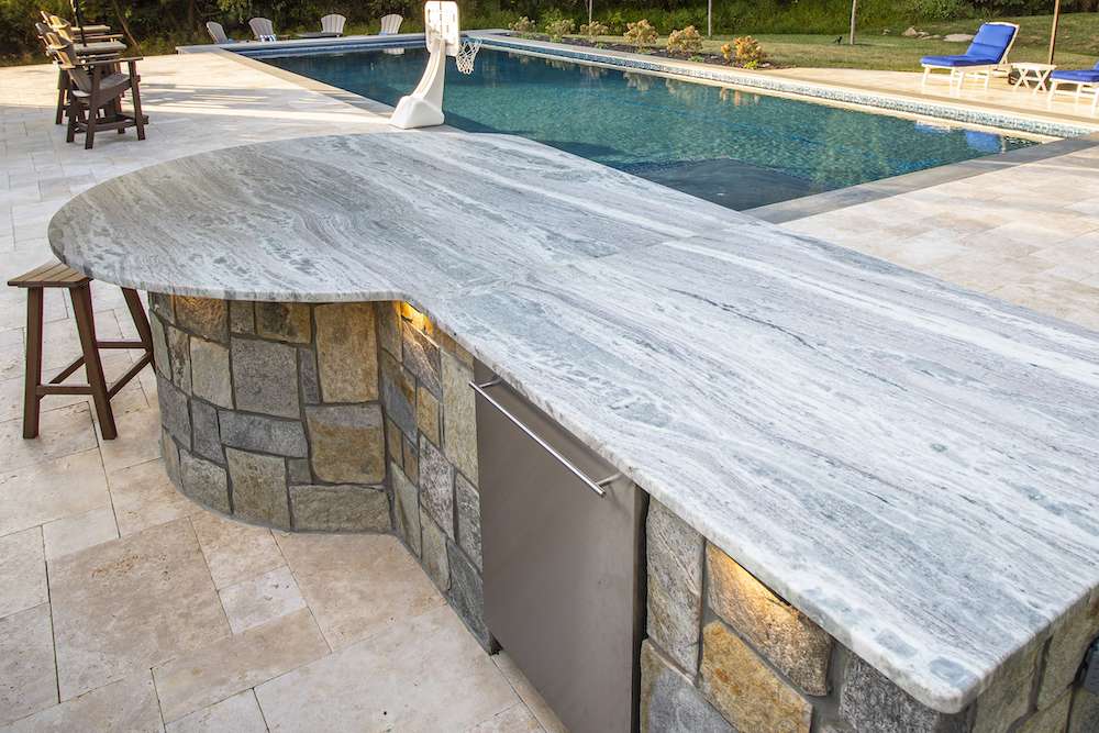 natural stone outdoor kitchen in northern virginia