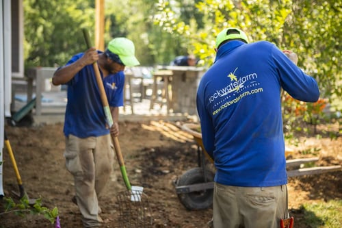 Rock Water Farm landscape company employees in Ashburn, VA