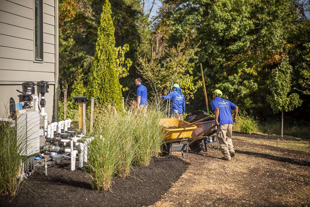 Rock Water Farm landscape maintenance crew