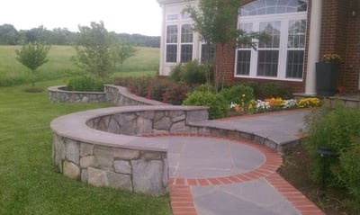 Front landscaping design ideas for Ashburn, Aldie, and Leesburg, VA.