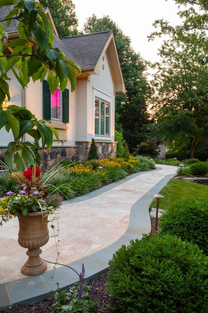 beautiful front walkway design Great Falls, VA