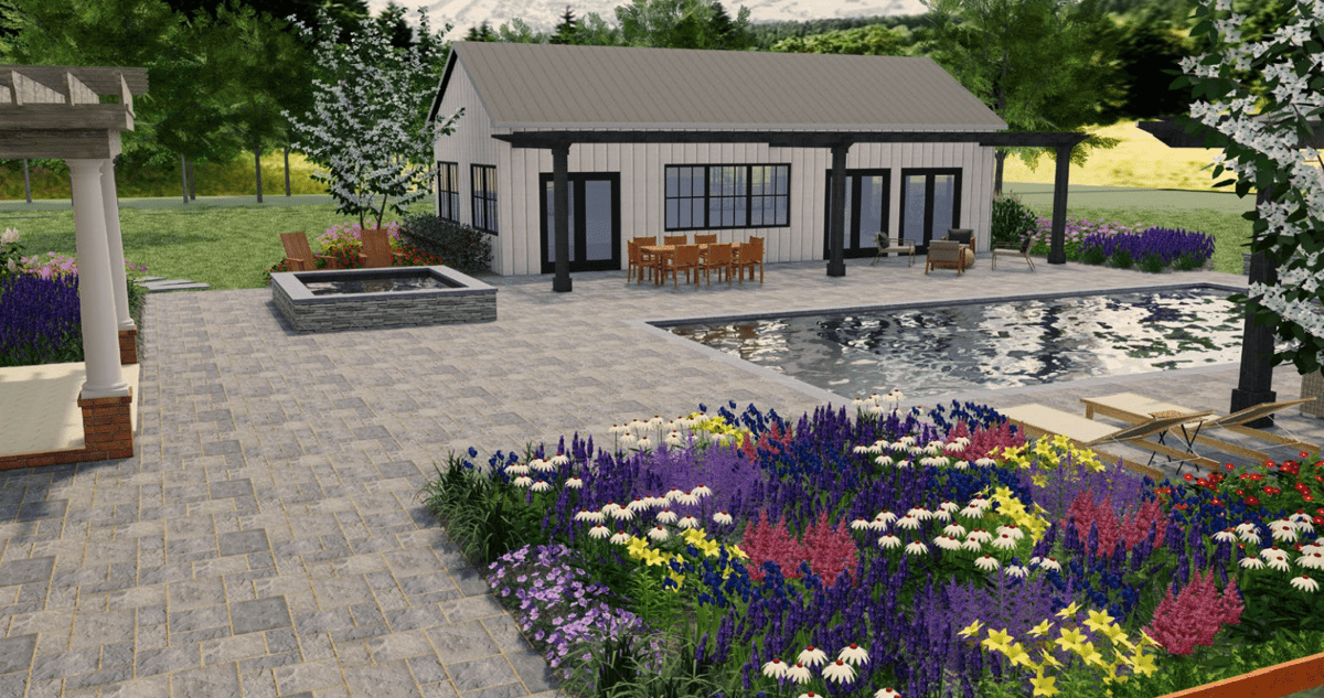 3d landscape design plan