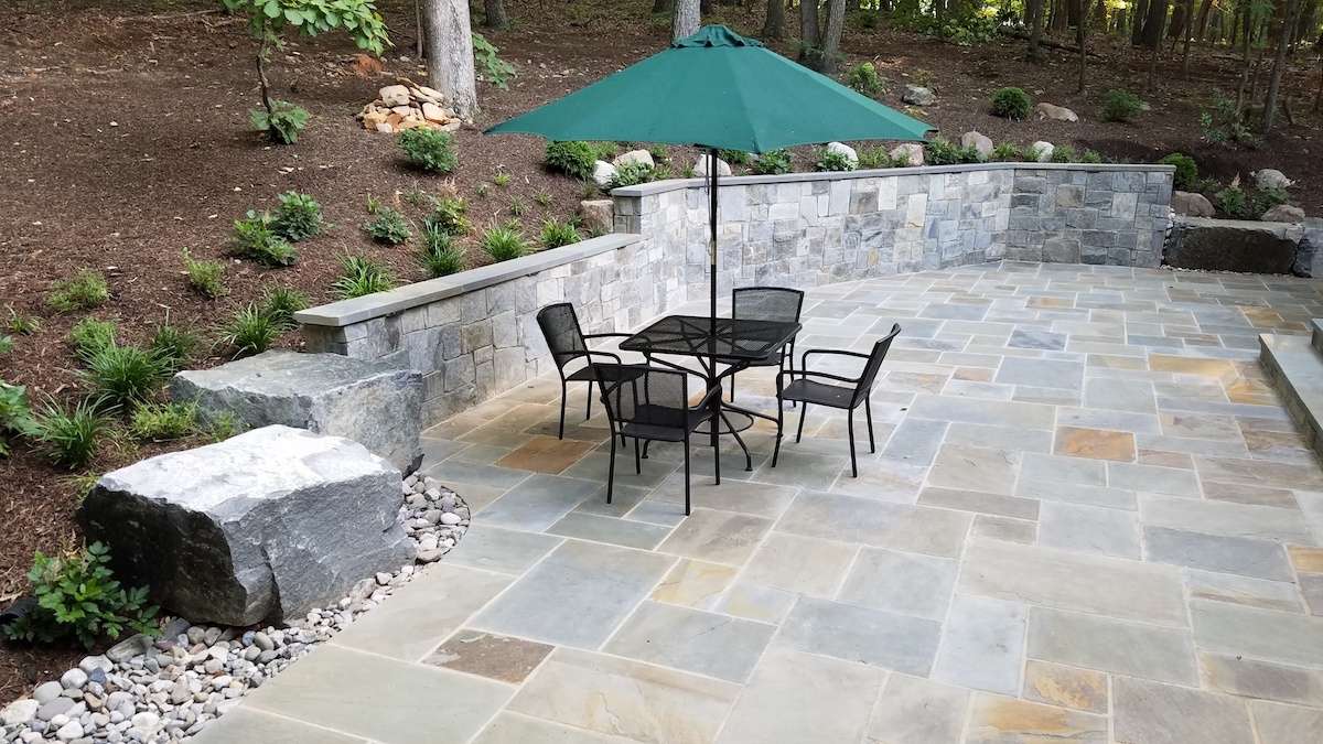 Patio in Haymarket, VA designed and built by Rock Water Farm