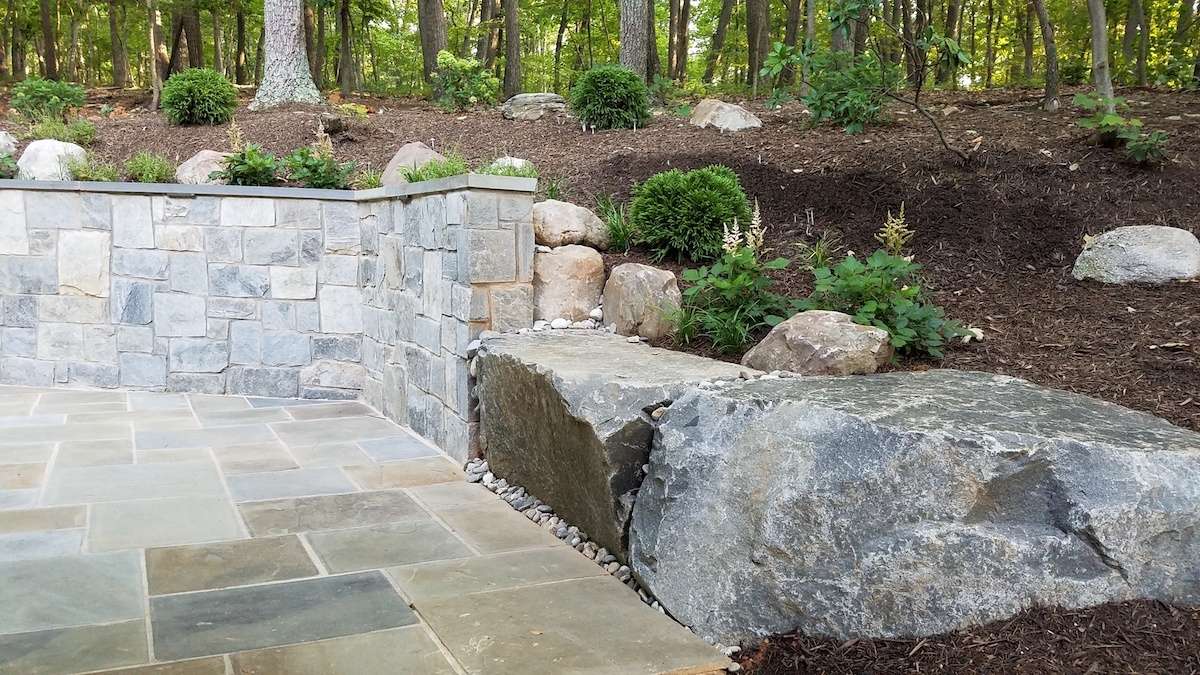 Landscape design in Haymarket, VA by Rock Water Farm