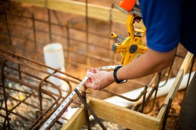 pool construction measuring tape