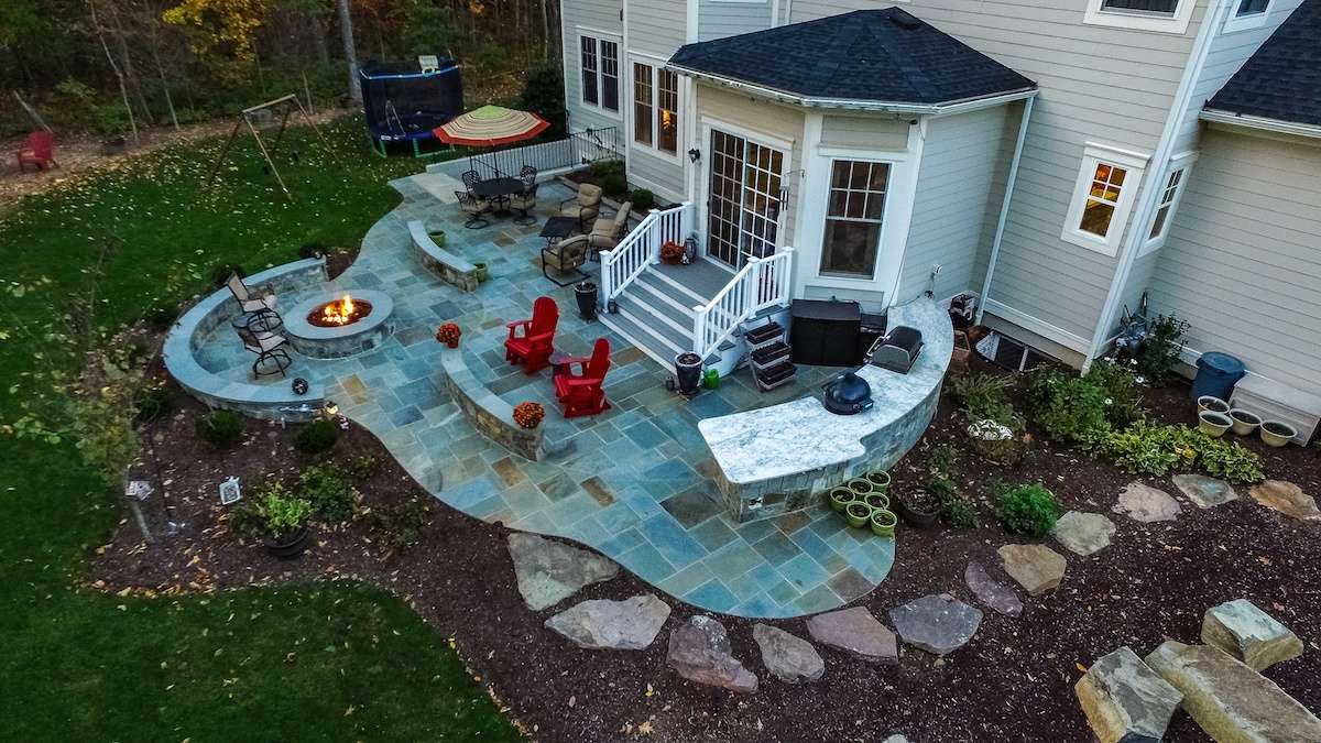 Willowsford, VA landscape designed by Rock Water Farm