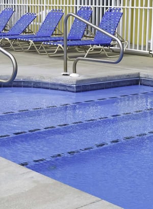 Entrance into outdoor swimming pool-1