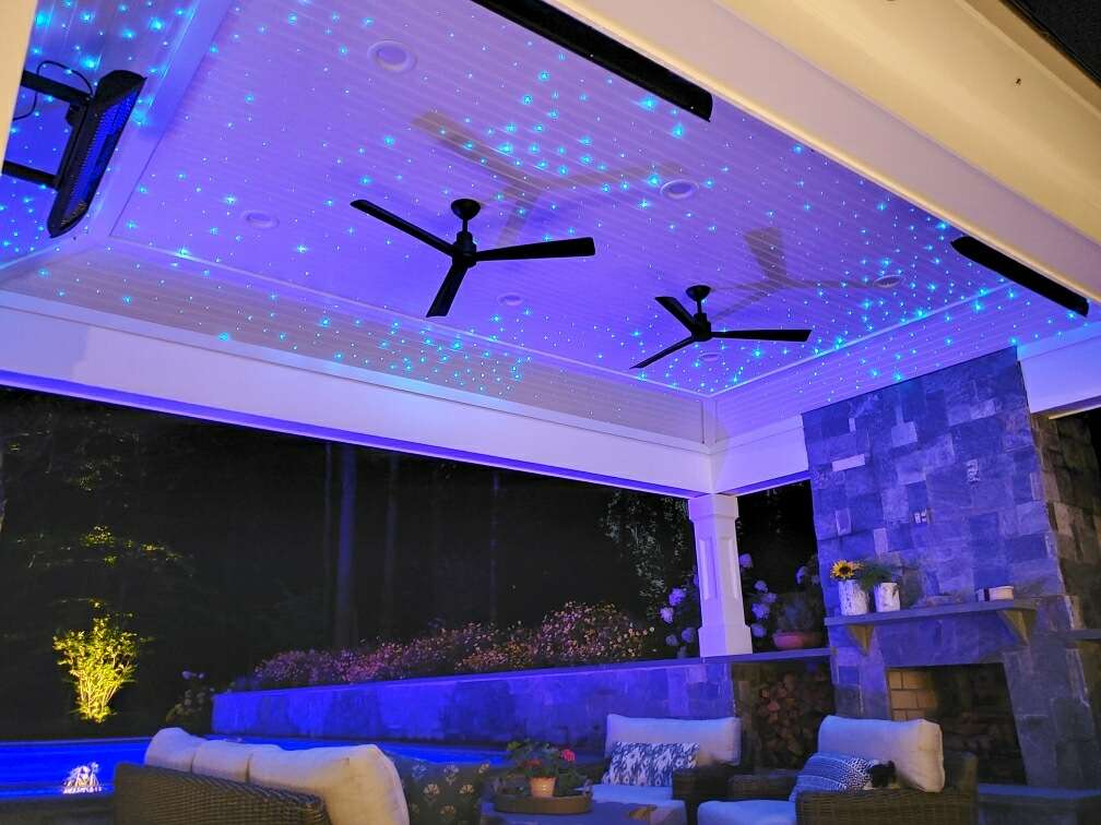 pavilion fiber optic lights