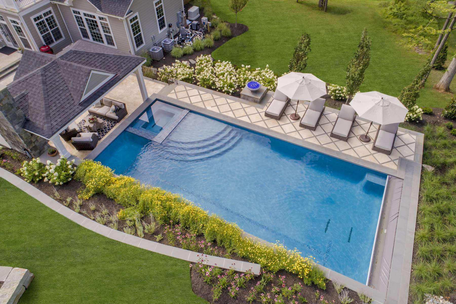 Customized pools and landscaping for Northern Virginia