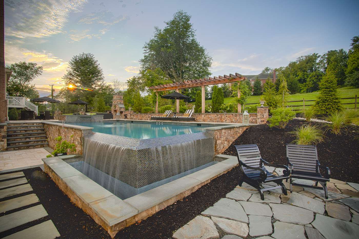 Beautiful pool and patio