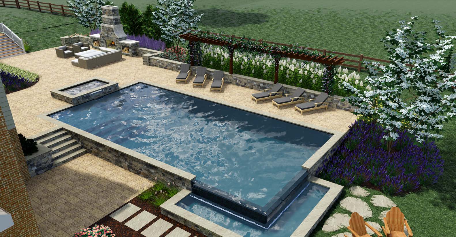 pool design rendering